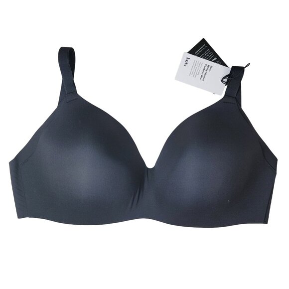 Knix Wingwoman Contour Bra Black 7++ Wireless Adj Seamless Wirefree T Shirt NWT - Picture 1 of 10